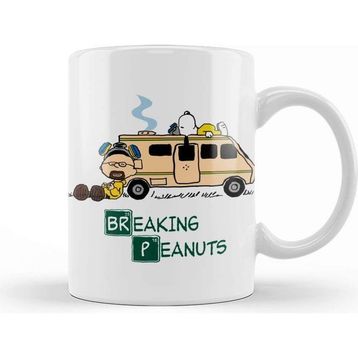 Baskı Dükkanı Breaking Bad Breaking Peanuts Kupa Bardak