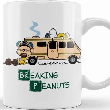Baskı Dükkanı Breaking Bad Breaking Peanuts Kupa Bardak