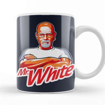 Baskı Dükkanı Breaking Bad Mr White On A Dark Tee Kupa