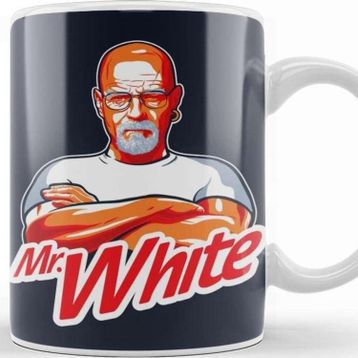 Baskı Dükkanı Breaking Bad Mr White On A Dark Tee Kupa