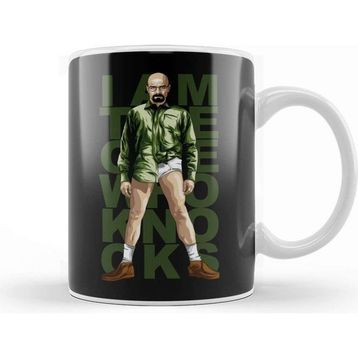 Baskı Dükkanı Breaking Bad Walter White Knocks Kupa Bardak