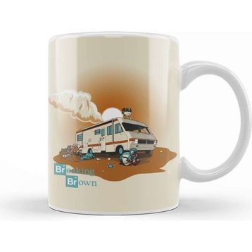 Baskı Dükkanı Breaking Brown Kupa Bardak