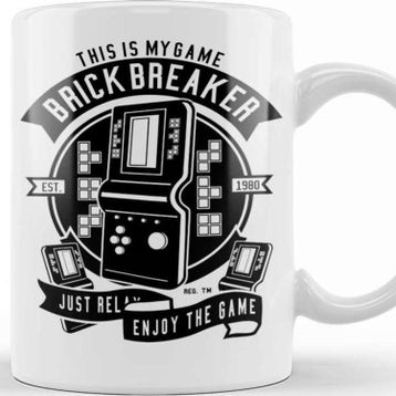 Baskı Dükkanı Brick Breaker Gaming Kupa Bardak