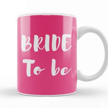 Baskı Dükkanı Bride To Be Loop Font Kupa Bardak
