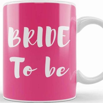 Baskı Dükkanı Bride To Be Loop Font Kupa Bardak