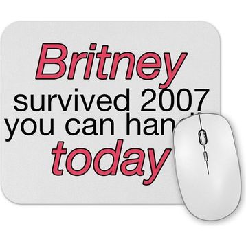 Baskı Dükkanı Britney Survived 2007 Mouse Pad