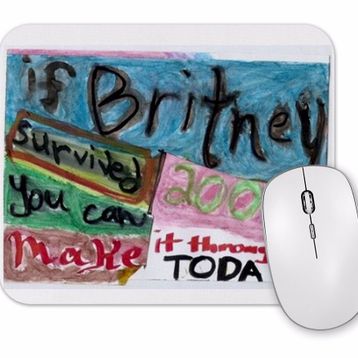 Baskı Dükkanı Britney Survived 2007 Mouse Pad