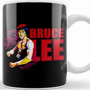 Baskı Dükkanı Bruce Lee With Colorful Pop Kupa