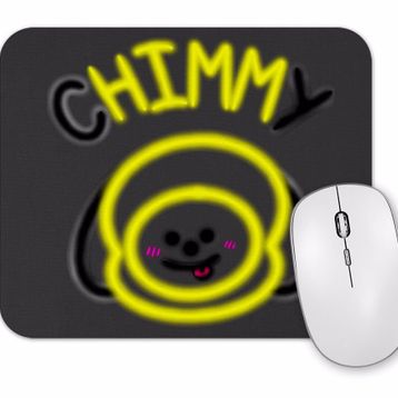 Baskı Dükkanı BT21 Glowing Chimmy Bts Mouse Pad