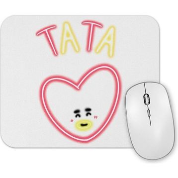 Baskı Dükkanı BT21 Glowing Tata Mouse Pad