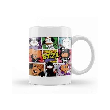 Baskı Dükkanı BT21 Halloween 01 Kupa