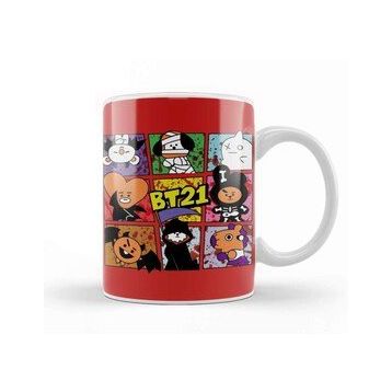 Baskı Dükkanı BT21 Halloween Kupa