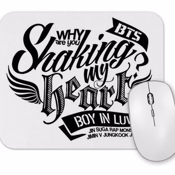 Baskı Dükkanı Bts Bangtan Boys Boy in Luv Mouse Pad