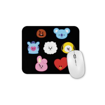 Baskı Dükkanı Bts BT21 Karakterleri Mouse Pad