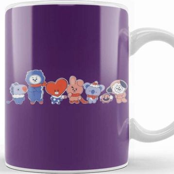 Baskı Dükkanı Bts Holiday Friends Kupa