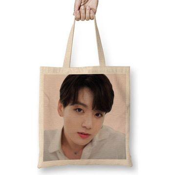 Baskı Dükkanı Bts Jungkook Bez Çanta