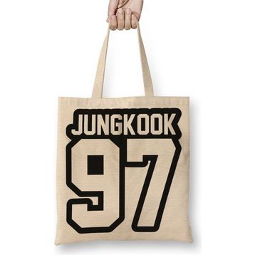 Baskı Dükkanı Bts Jungkook Bez Çanta