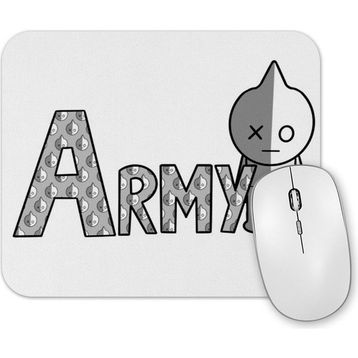 Baskı Dükkanı Bts Meets BT21 Army Mouse Pad