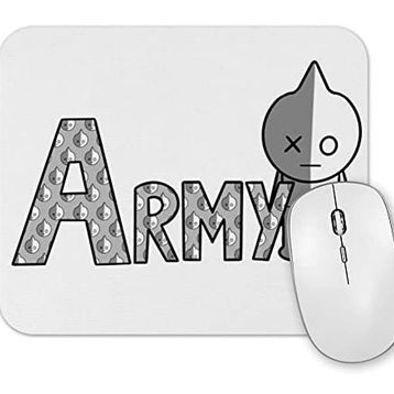 Baskı Dükkanı Bts Meets BT21 Army Mouse Pad