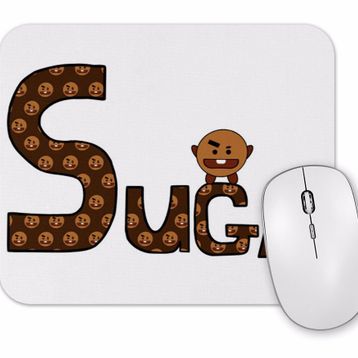 Baskı Dükkanı Bts Meets BT21 Suga Mouse Pad