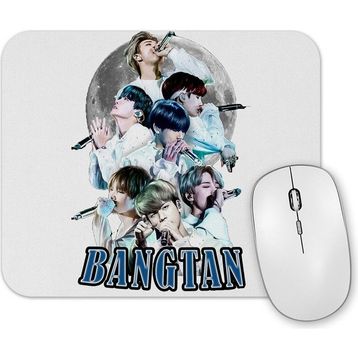 Baskı Dükkanı Bts Moon Bangtan Mouse Pad