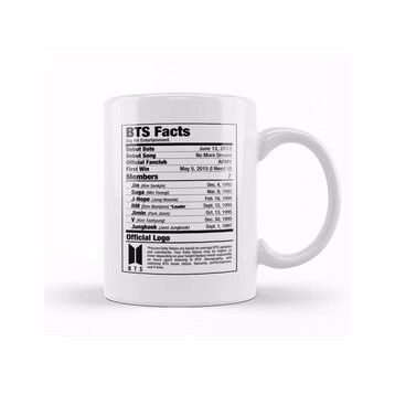 Baskı Dükkanı Bts Nutritional Facts 01 Kupa