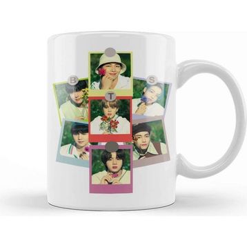 Baskı Dükkanı Bts Polaroid Vintage Kupa