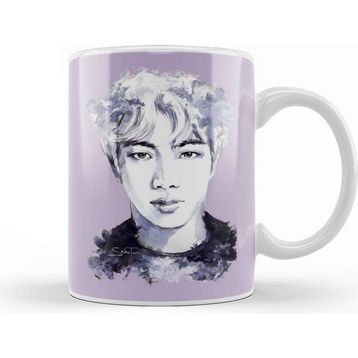 Baskı Dükkanı Bts Seokjin Bts Paint Blot Kupa