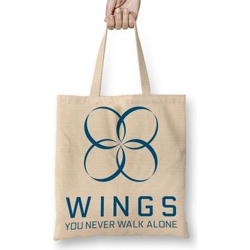 Baskı Dükkanı Bts Wings Bez Çanta