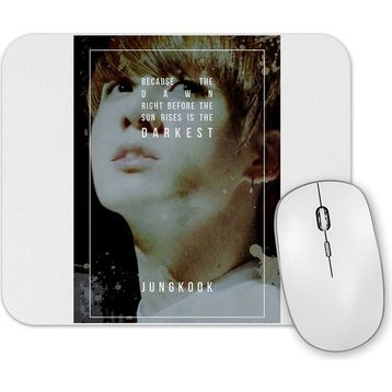 Baskı Dükkanı Bts Wings Jungkook Mouse Pad