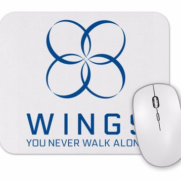 Baskı Dükkanı Bts Wings Mouse Pad