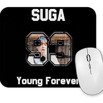 Baskı Dükkanı Bts Young Forever Suga Mouse Pad