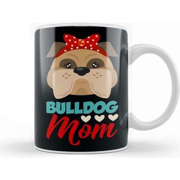 Baskı Dükkanı Bulldog Mom Kupa
