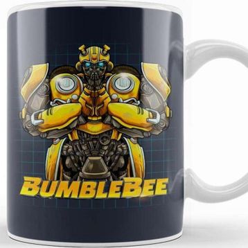 Baskı Dükkanı Bumblebee Be Nice Human Kupa