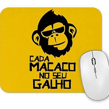 Baskı Dükkanı Cada Macaco No Seu Galho Mouse Pad