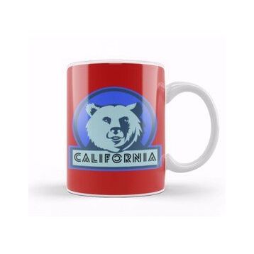 Baskı Dükkanı California Bear Love Kupa
