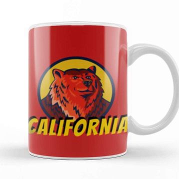 Baskı Dükkanı California Bear Love Kupa