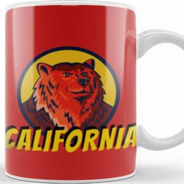 Baskı Dükkanı California Bear Love Kupa