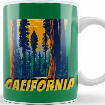 Baskı Dükkanı California Style Art Kupa