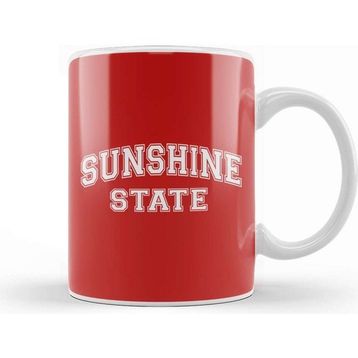 Baskı Dükkanı California Sunshine State Slogan Kupa