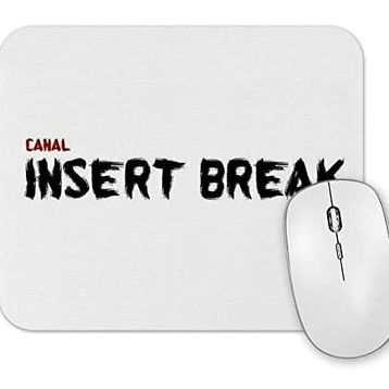 Baskı Dükkanı Canal Insert Break Mouse Pad