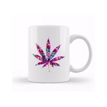 Baskı Dükkanı Cannabis Marijuana 02 Kupa