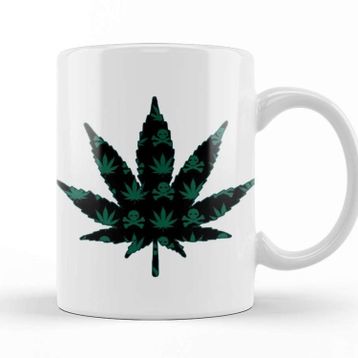 Baskı Dükkanı Cannabis Marijuana Kupa