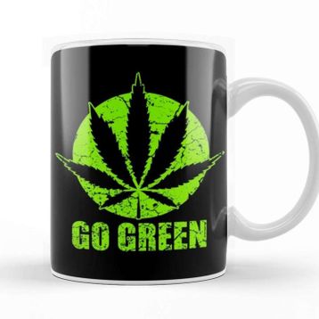 Baskı Dükkanı Cannabis Marijuana Kupa