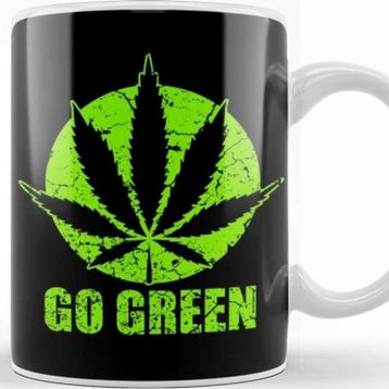 Baskı Dükkanı Cannabis Marijuana Kupa