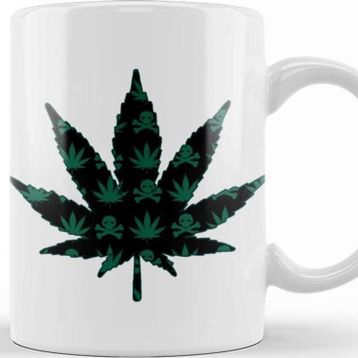 Baskı Dükkanı Cannabis Marijuana Kupa