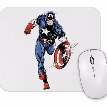 Baskı Dükkanı Captain America Splash Art Mouse Pad