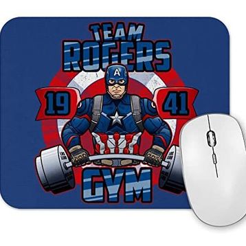 Baskı Dükkanı Captain America Team Rogers Mouse Pad