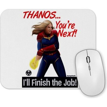 Baskı Dükkanı Captain Marvel Thanos Mouse Pad