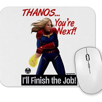 Baskı Dükkanı Captain Marvel Thanos Mouse Pad